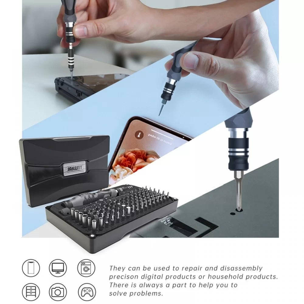 Picture of JAKEMY JM-8176 106 in 1 Watch Mobile Phone Disassembly and Repair Tool Kit
